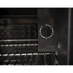 Baridi 80L Kulkas Pendingin Anggur, Bir & Minuman, Termostat, Baja Tahan Karat/Hitam